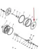 Kupplungsdruckplatte Yamaha FS1/DT/RD Hinterseite Remake