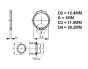 Seeger Achse 13MM Din 471