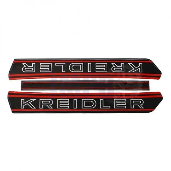 Tankaufkleber Kreidler Schwarz/Rot
