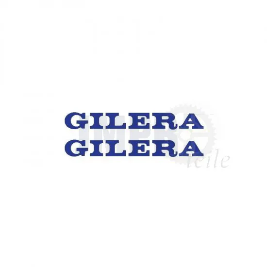 Aufklebersatz Gilera Klein Blau 81X10MM