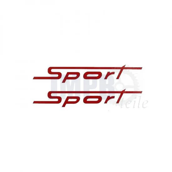 Aufklebersatz Zundapp Sport Rot