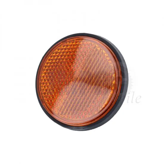 Reflektor Orange Rund 60MM M6 Schraube - Breites Ring