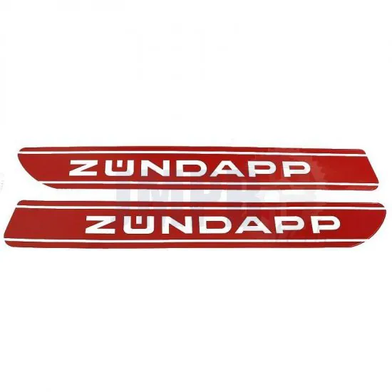 Tankaufkleber Zundapp 517-35/529 Rot/Weiß
