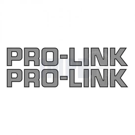 Aufklebersatz Pro-Link Silber 16.5CM
