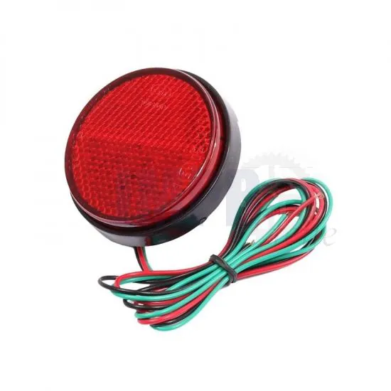 Reflektor Rot Led Rund 60MM M6 Bolzen