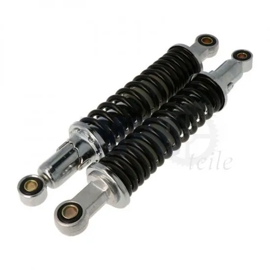 Stoßdämpfer Schwarz/Chrom 310MM Honda