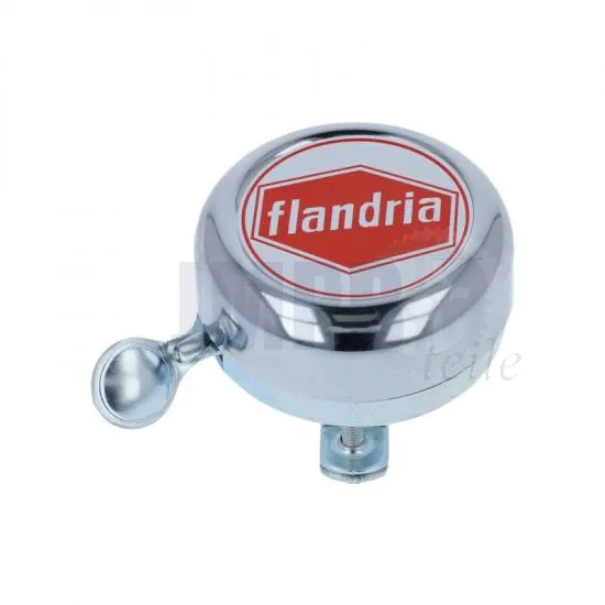Klingel Chrom Flandria Rot