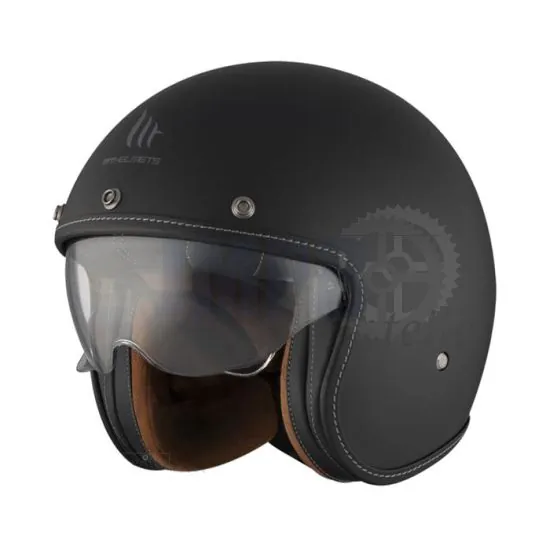 Helm Jet Le Mans II SV MT Mattschwarz