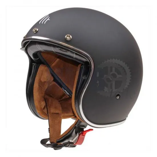 Helm Jet Le Mans II SV MT Mattschwarz