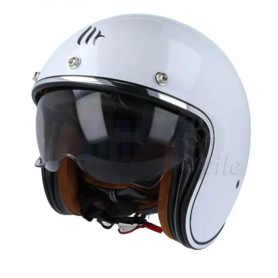 Helm Jet Le Mans II SV MT Weiß Medium