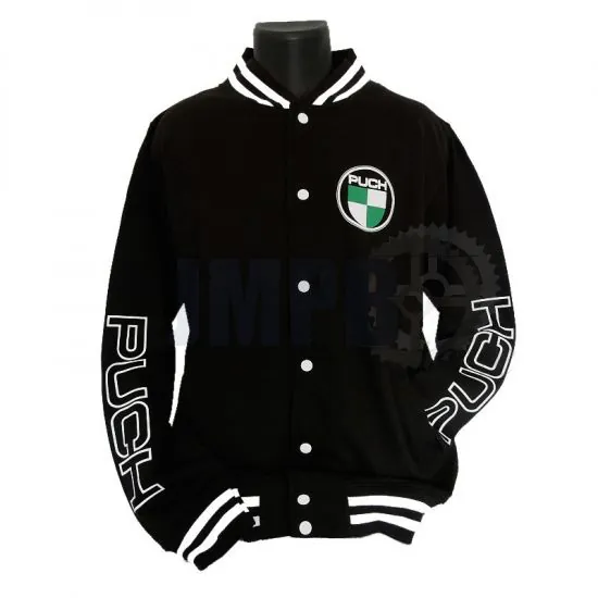 Weste Puch Schwarz Classic / Druckknöpfen