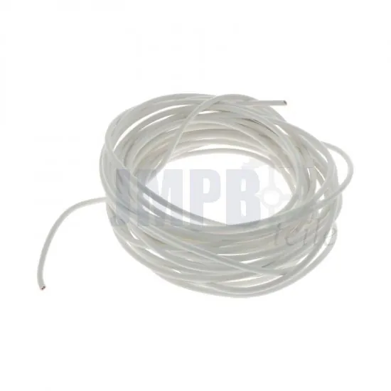 Electrischen Kabel 3 Mtr Verp. - 1.0MM² Weiß