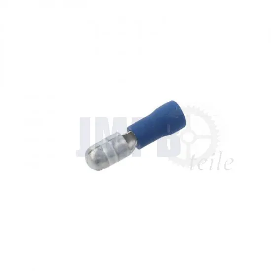 Rundstecker isoliert Blau 5MM A-Qualität