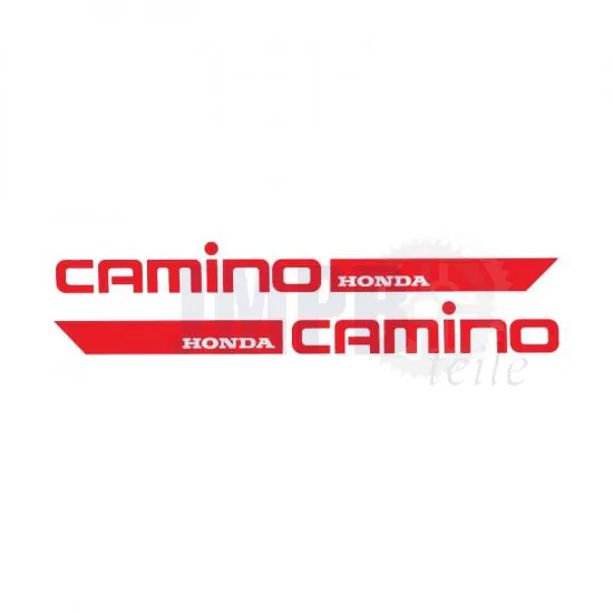 Aufklebersatz Transfer Honda Camino Rot