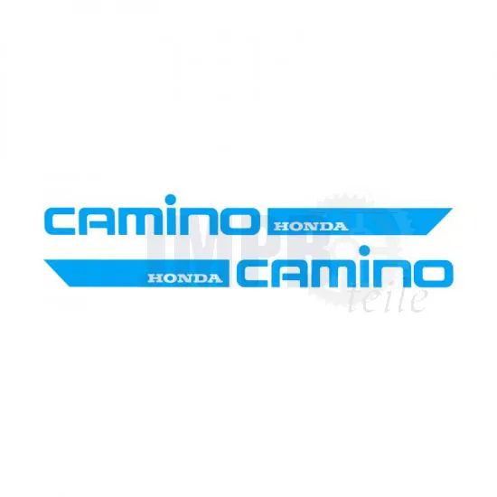 Aufklebersatz Transfer Honda Camino Blau