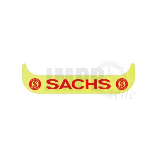 Aufkleber Kennzeichenhalter Schmal Sachs