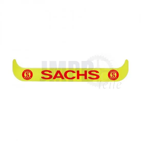 Aufkleber Kennzeichenhalter Breit Sachs