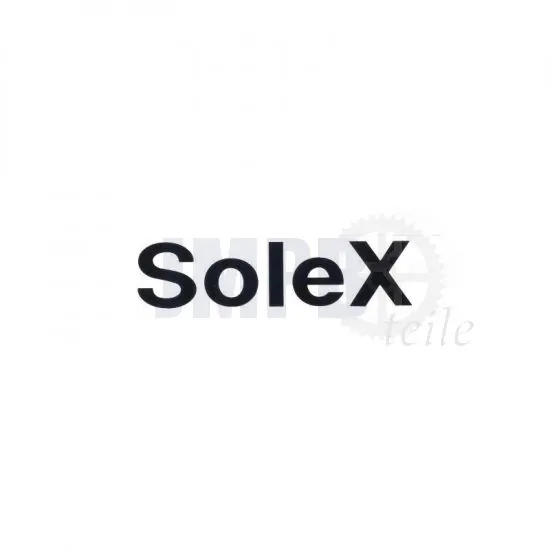Aufkleber Solex Schwarz Recht 62X15MM
