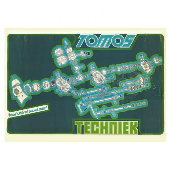 Plakat "Tomos Techniek" Nachdruck