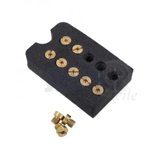 Düsensatz Dellorto 6MM 10 Stück 125-148