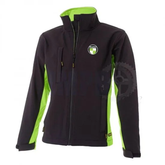 Softshell Jack Puch Schwarz/Grün