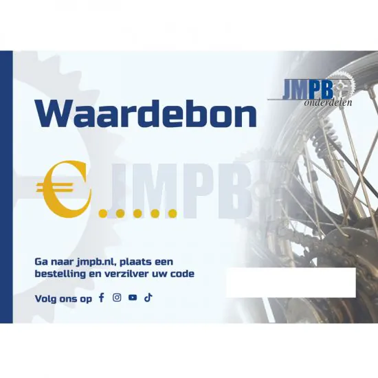 Cadeaubon JMPB Onderdelen