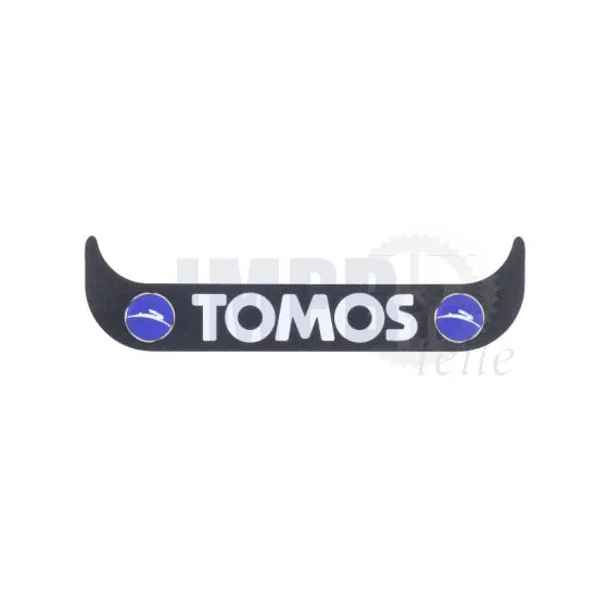 Aufkleber Kennzeichenhalter Schmal Tomos Logo Blau