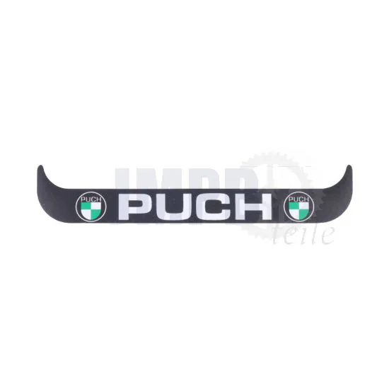 Aufkleber Kennzeichenhalter Breit Puch Logo Schwarz