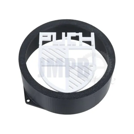 Schwungraddeckel mit Puch-Logo Weiß Hoch