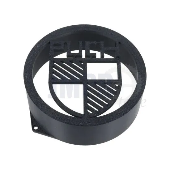 Schwungraddeckel mit Puch Logo Schwarz Hoch