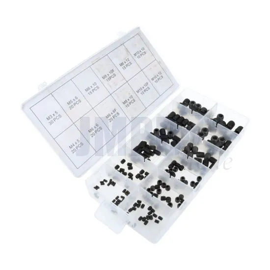 Sortiment Satz Einstellschraube Inbus - 200 Teilig