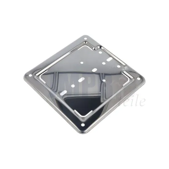 Kennzeichenhalter Landschaft Chrom Classic