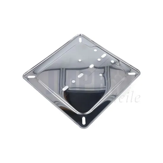 Kennzeichenhalter Motorrad Chrom Classic