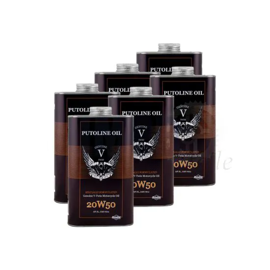 Putoline Genuine V-Twin 20W-50 - 6 x 1L