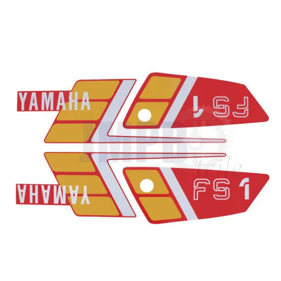 Aufklebersartz Yamaha FS1 Sondermodell