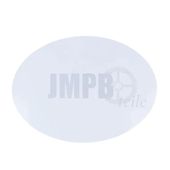 Aufkleber Oval Weiß 235X180MM