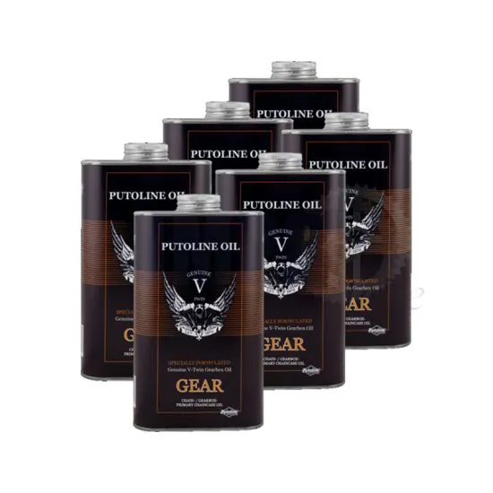 Putoline Genuine V-Twin Gearbox Oil - 6 Stück