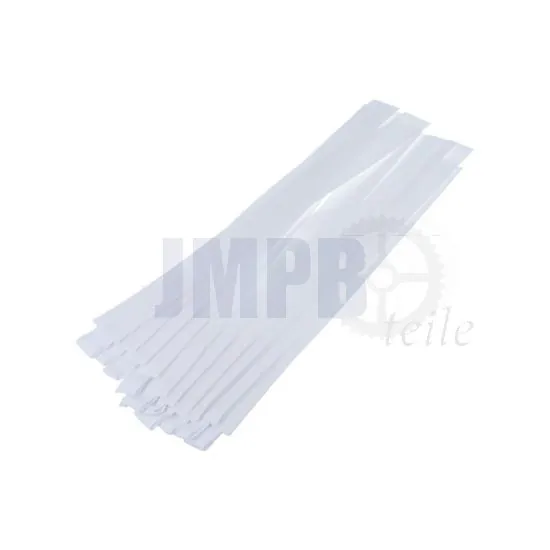 Klett Kabelbinder Weiß 300 x 25MM 10 Stück