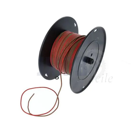 Elektrisches Kabel 1.5MM² Grün/Rot Pro Meter