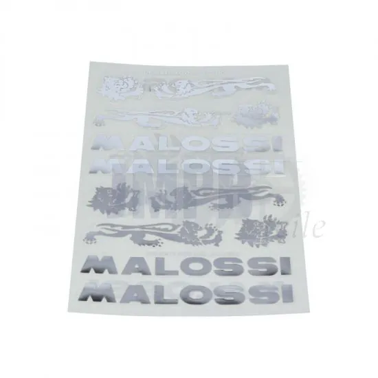 Aufkleber Malossi Chrom