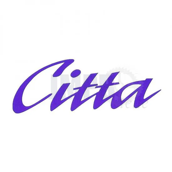 Aufkleber Citta Violett 10CM