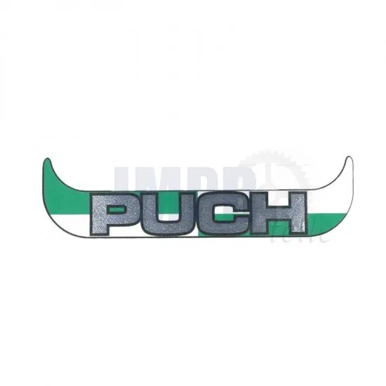 Aufkleber Kennzeichenhalter Schmal Puch Silber