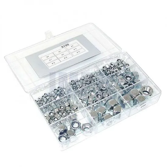 Sortiment Satz Sicherungsmutter Din 985 - 214 Teile