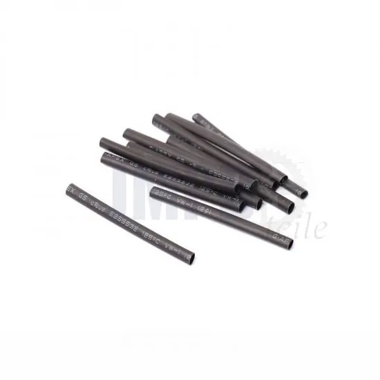 Schrumpfschlauch 2.0 X 40MM 10 Stück Schwarz