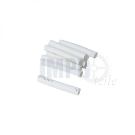 Schrumpfschlauch 5.0 X 40MM 10 Stück Weiß