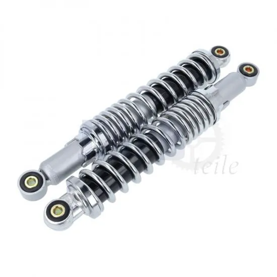 Stoßdämpfer Zundapp KS125/KS175 Silber/Chrom