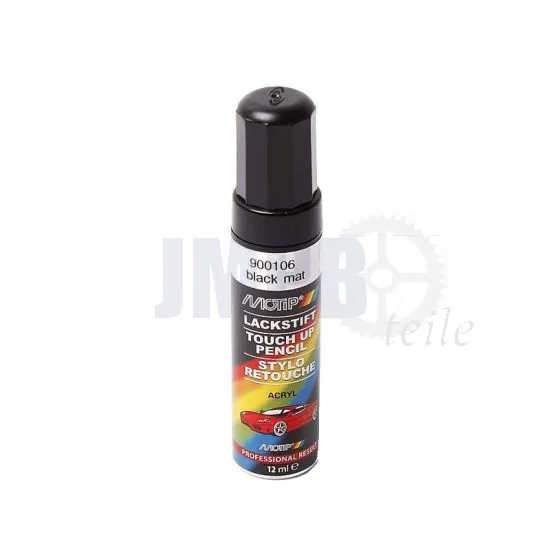 Motip Lackstift Mattschwarz - 12ML