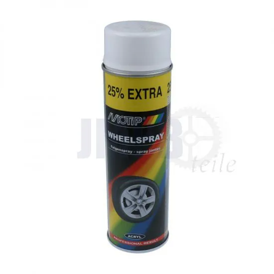 Motip Felgenspray Weiß - 600 ML