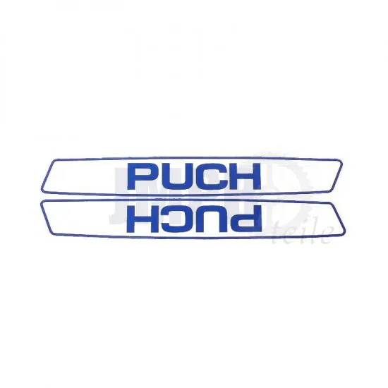 Tank Transfersatz Puch Maxi Weiß/Blau