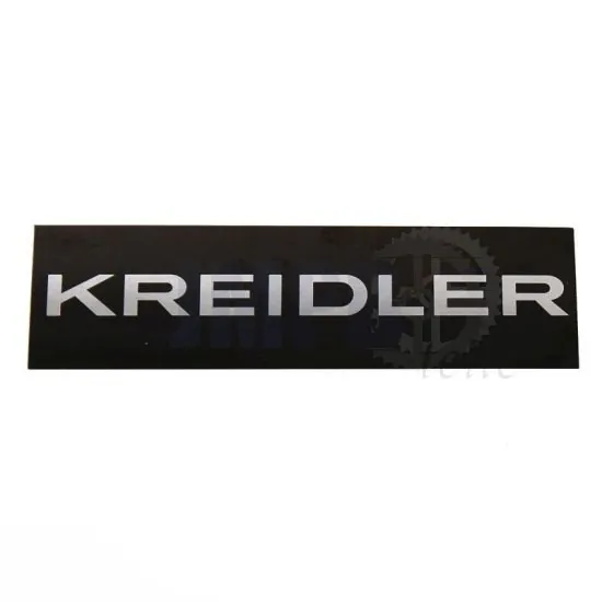 Aufkleber Kreidler Schwarz/Chrom 111X32MM